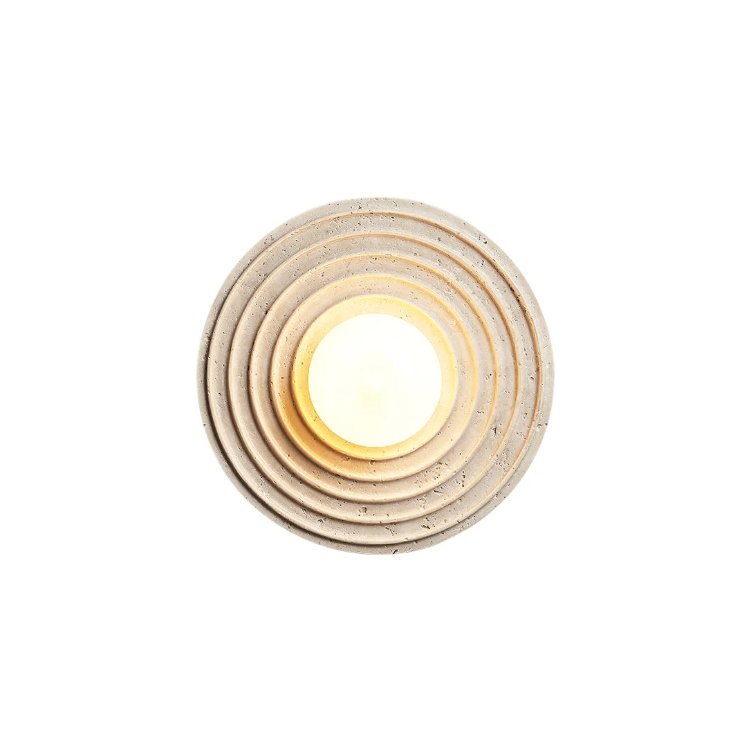 Ilorarae Aplique de pared Travertino Moderno Minimalista