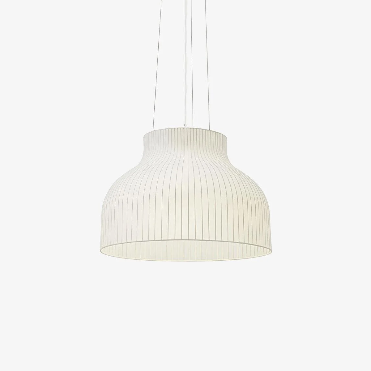 Lumina Lámpara Colgante Blanco Acanalado Moderno