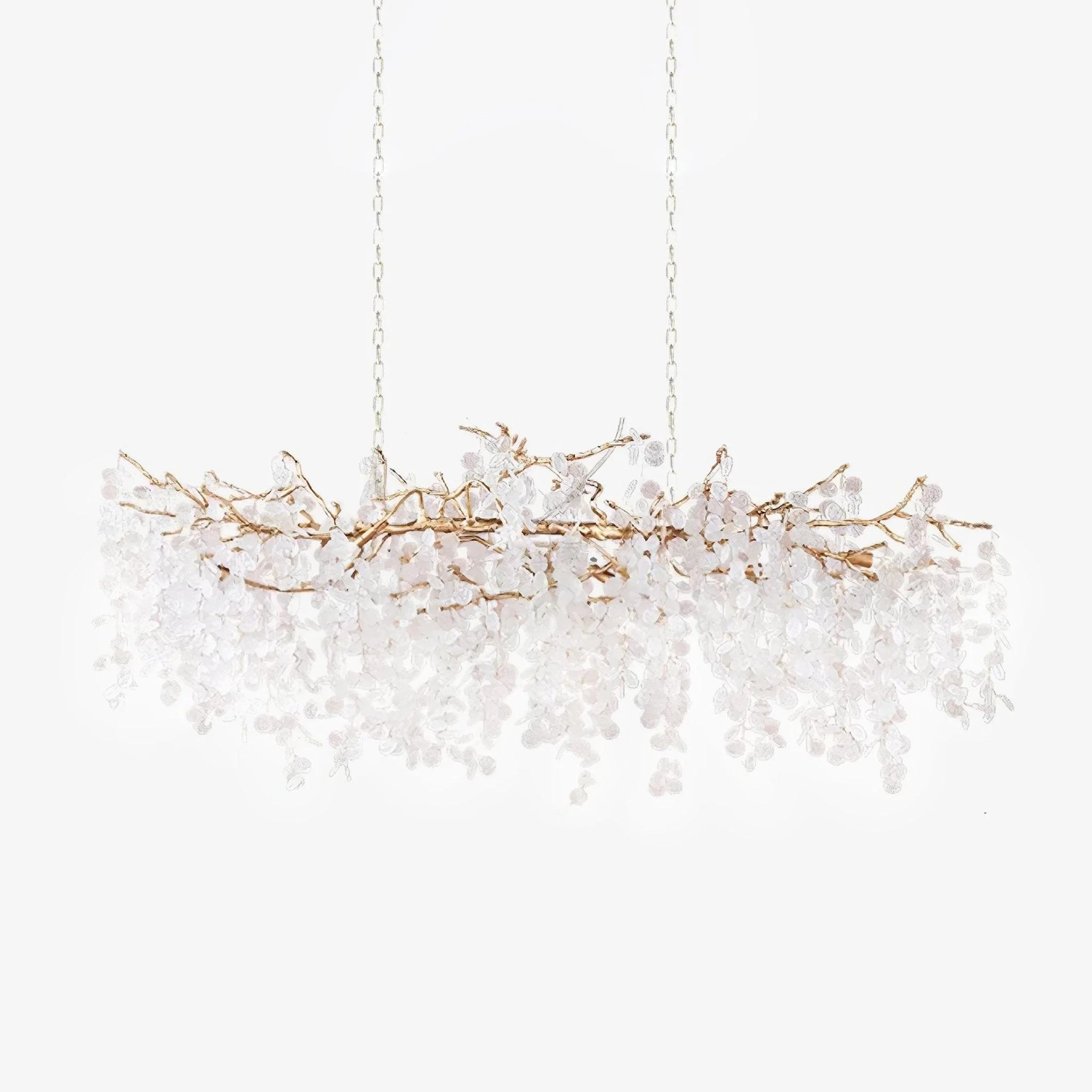 Lustra Lámpara Colgante Cristal Dewdrop