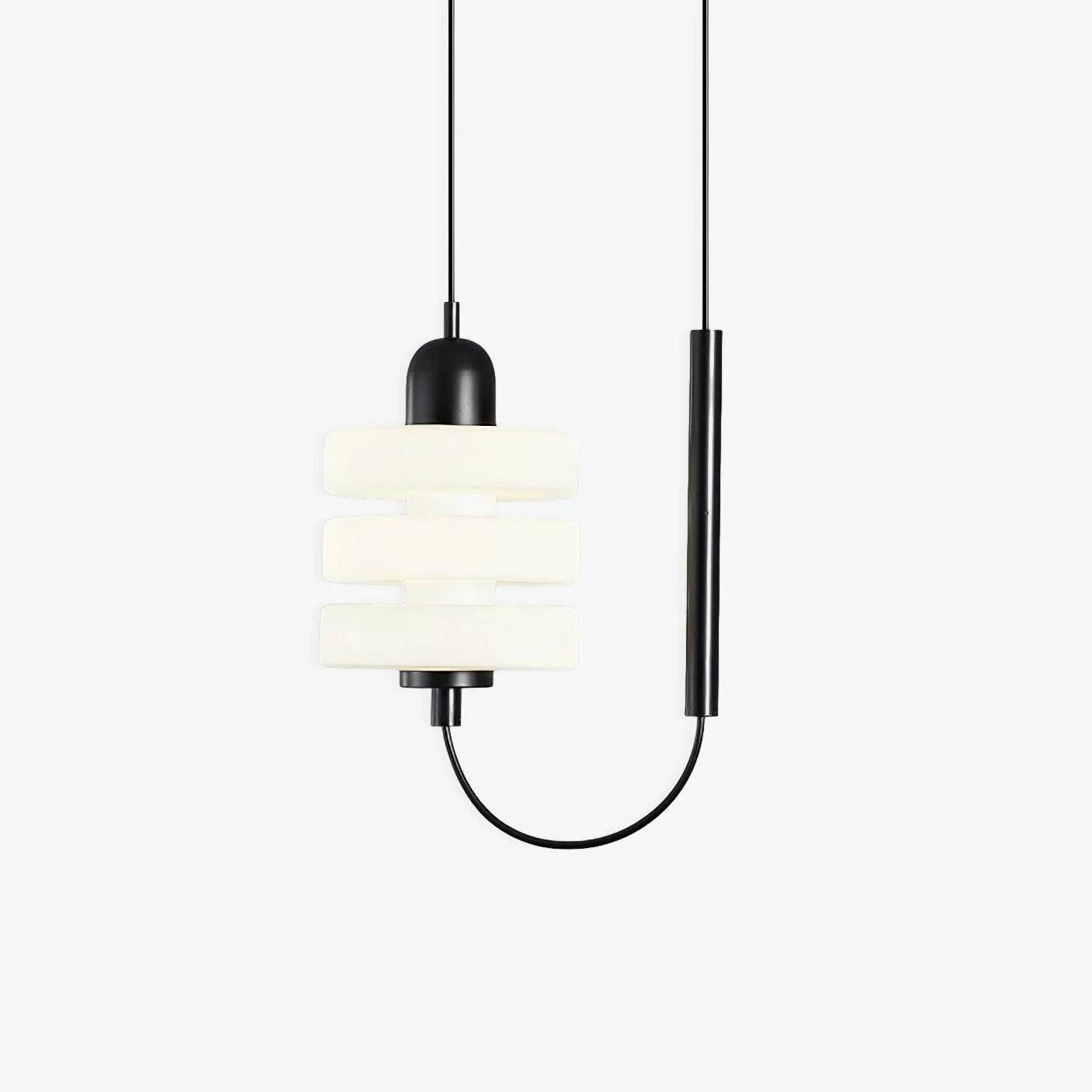 Axis Lámpara Colgante Interior Blanco Moderno Vidrio