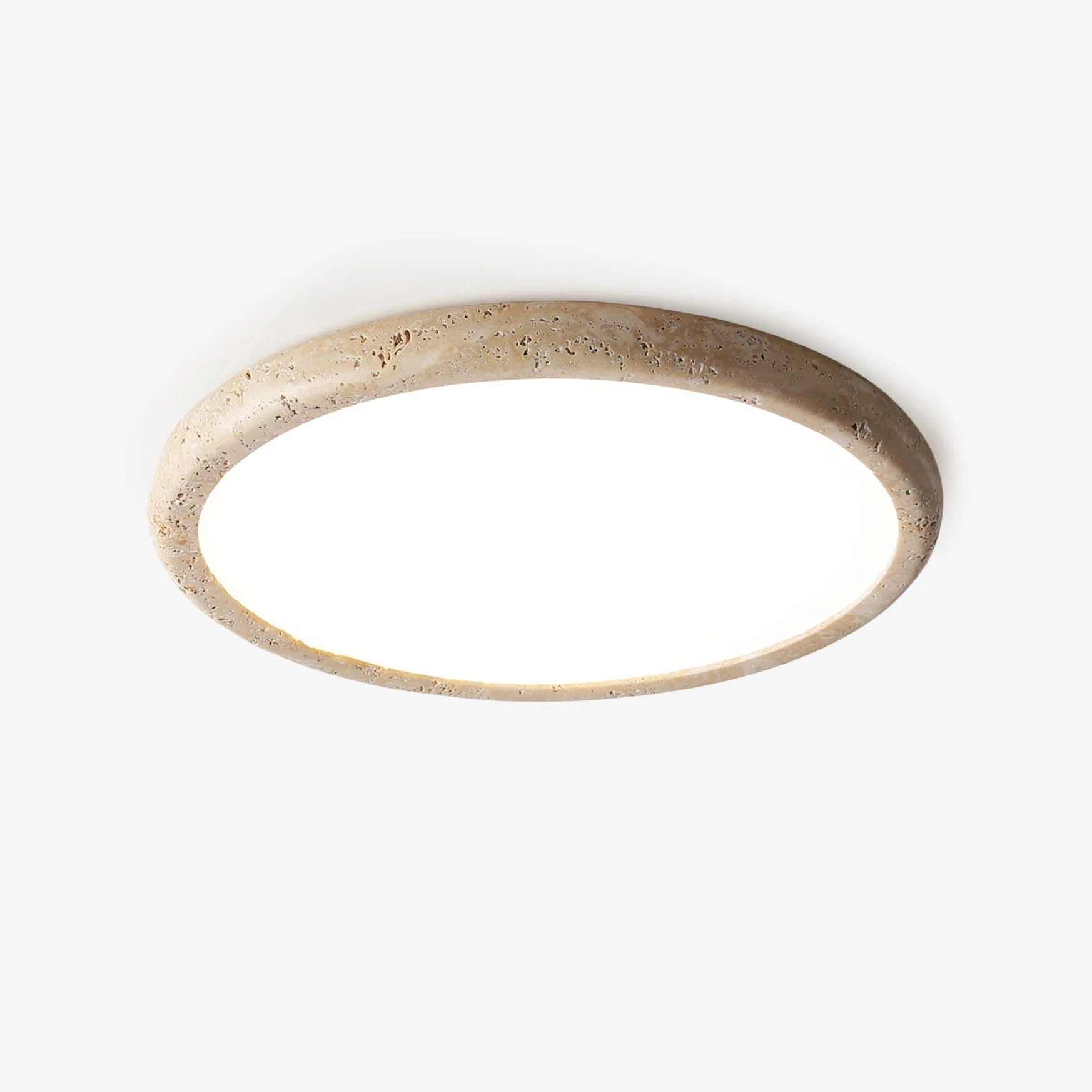 Aurrina Luz de Techo Minimalista de Travertino