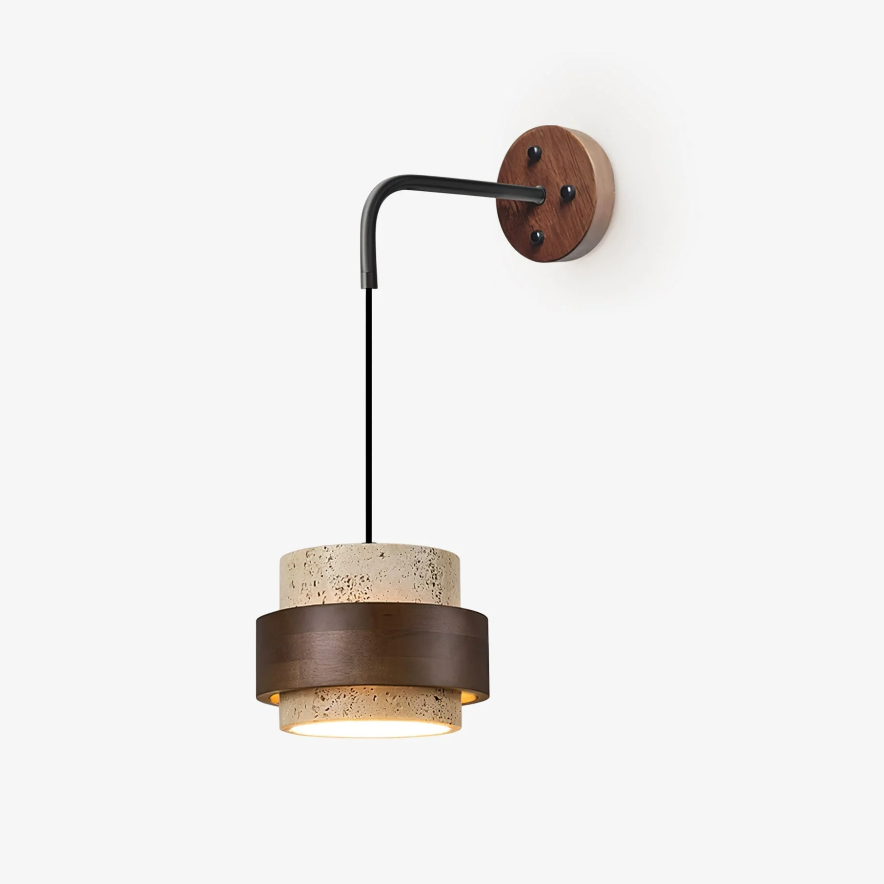Alva Aplique de pared Travertino Contemporáneo