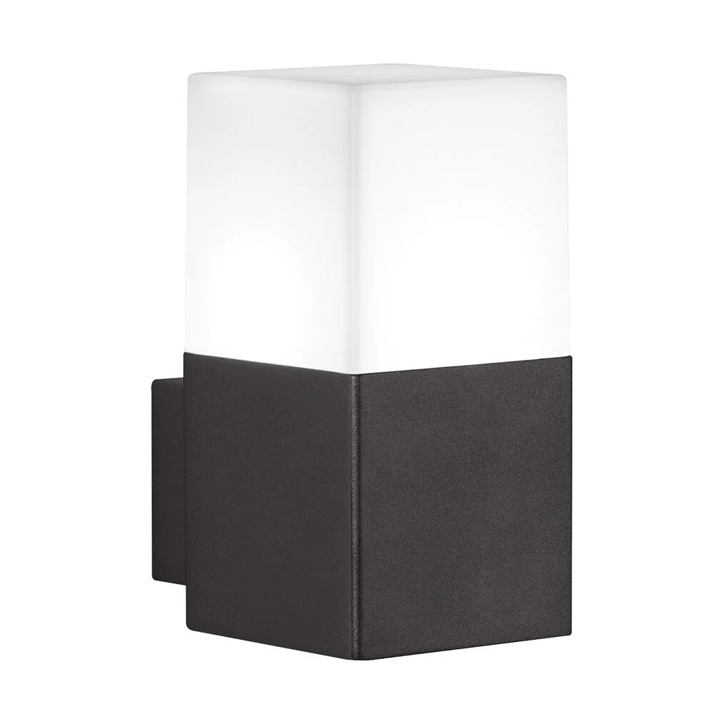 Lámpara exterior de aluminio antracita, Sodbury, IP44
