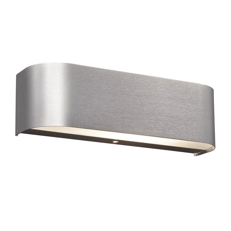 Aplique up down de vidrio gris, Tomaso, 3,1W, 3000K LED