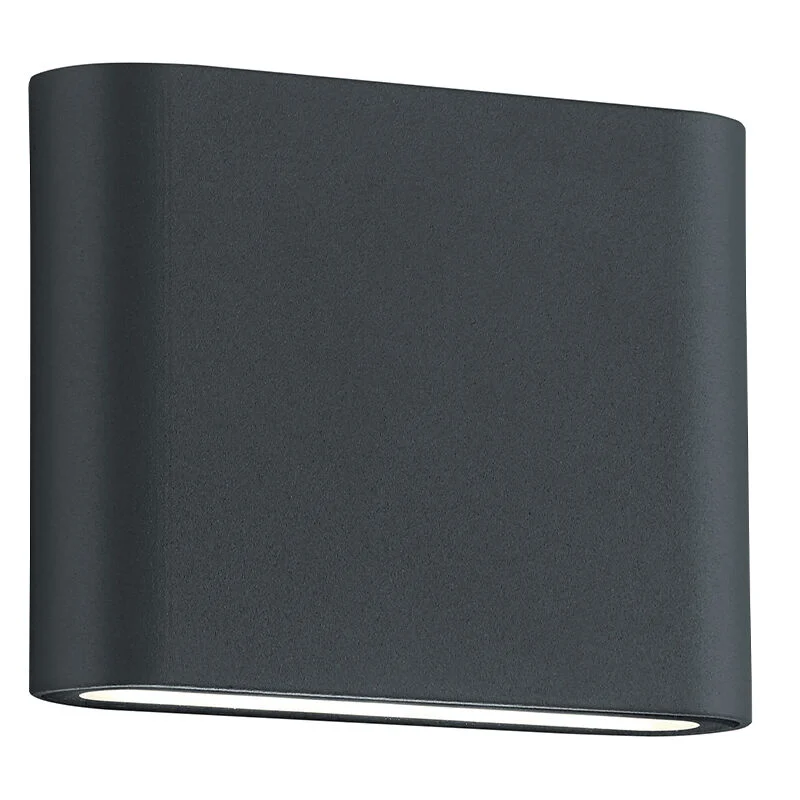 Lámpara exterior moderna antracita, Bridlington, 2,5W, 3000K LED, IP54