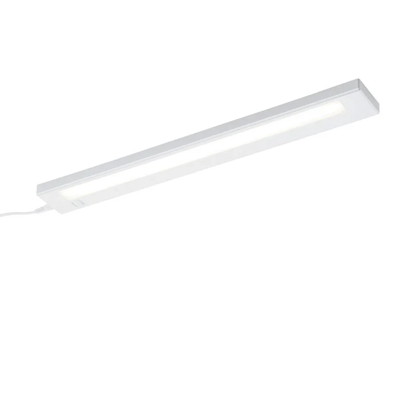 Iluminación bajo muebles cocina de plástico blanca, Sinem, 7W, 3000K LED, con interruptor