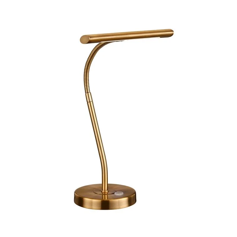 Lámpara de mesa moderna bronce, Eliza, 4W, 3000K LED, con interruptor