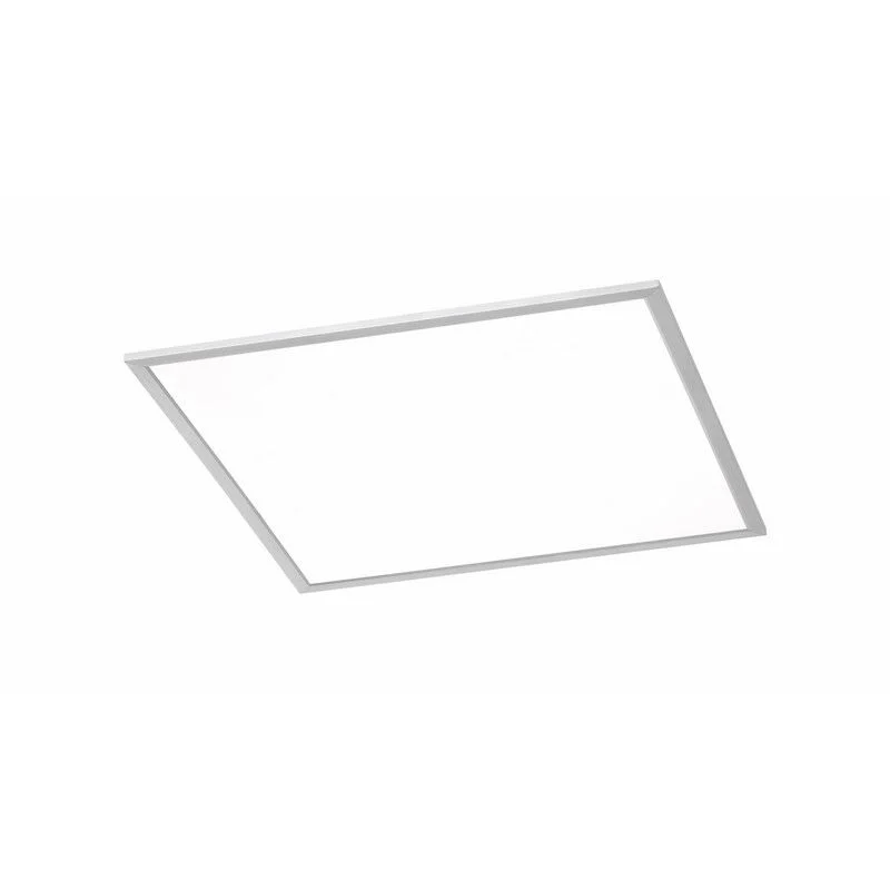 Plafón de techo moderno níquel, Badria, 30W, 3000K LED