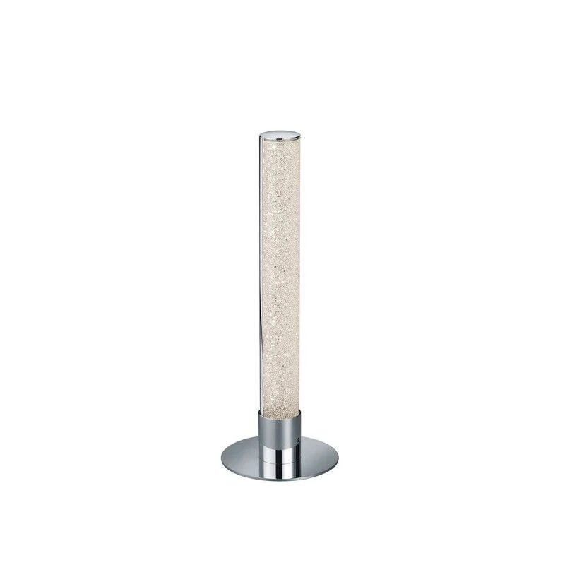 Lámpara de mesa moderna cromada, Vacio, 5W, RGBW LED, con interruptor