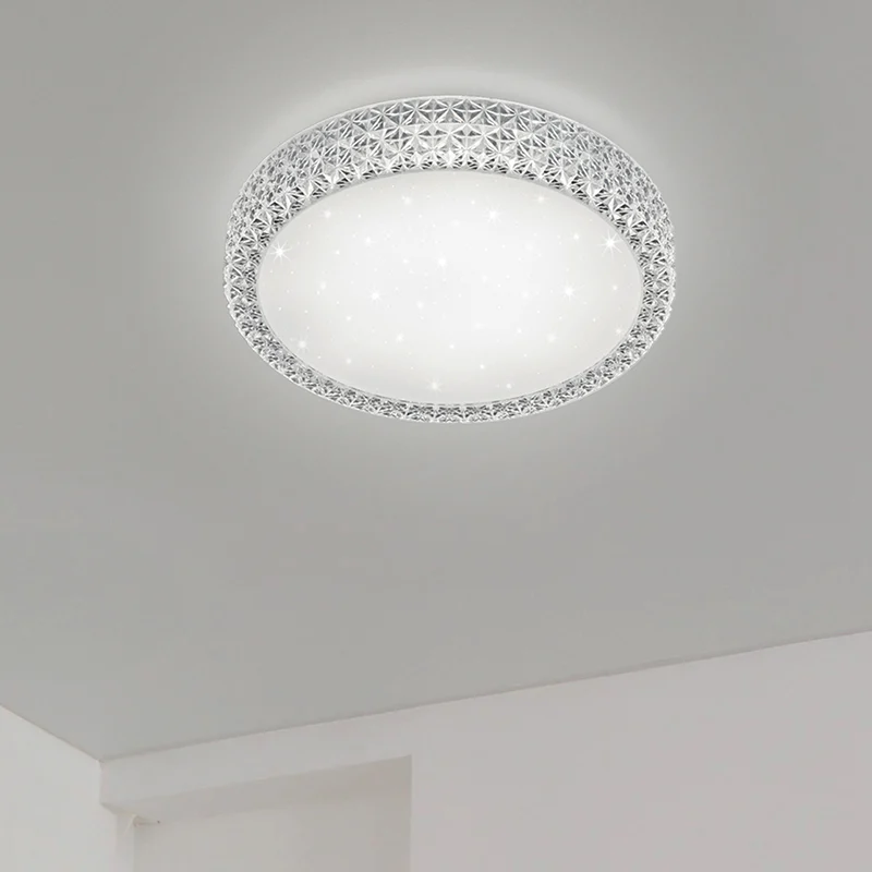 Plafón de techo antiguo blanco, Valentina, 21W, 3000K LED