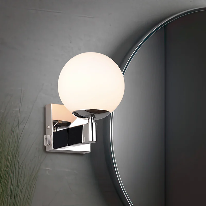 Aplique baño moderno cromado, Eray, IP44