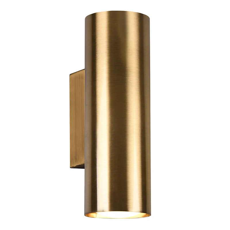 Aplique up down moderno bronce, Kaso