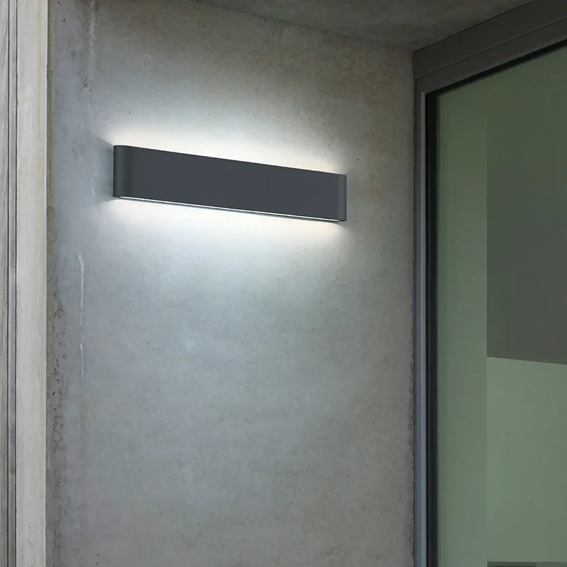 Lámpara exterior moderna antracita, Bridlington, 8W, 3000K LED, IP54