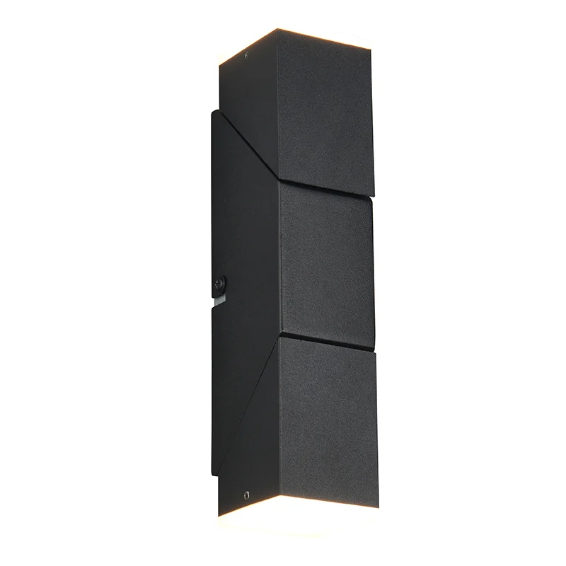 Aplique up down moderno negro, Lok, 3W, 3000K LED