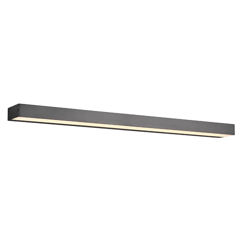 Aplique baño moderno negro, Basma, 13W, 3000K LED, IP44