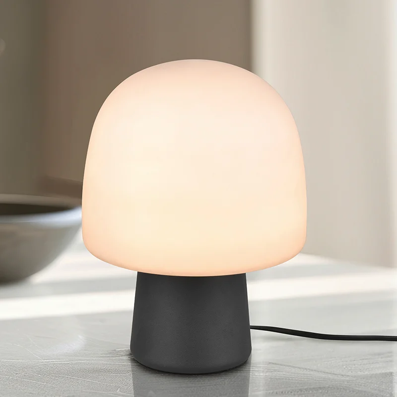 Lámpara de mesa moderna negra, Marloek