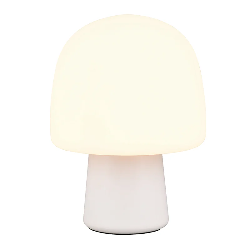 Lámpara de mesa moderna blanca, Marloek