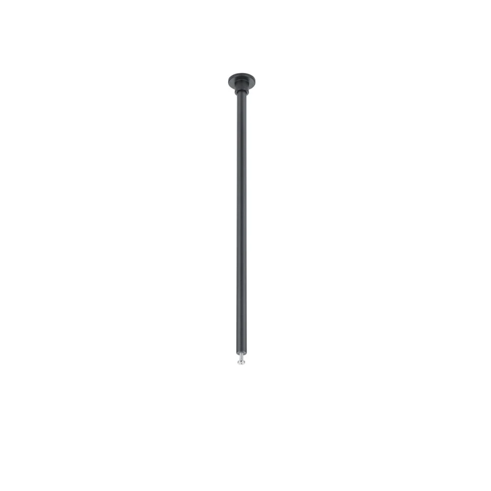 Pieza colgante para illuminación de riel difasico, metal, negro, 25cm