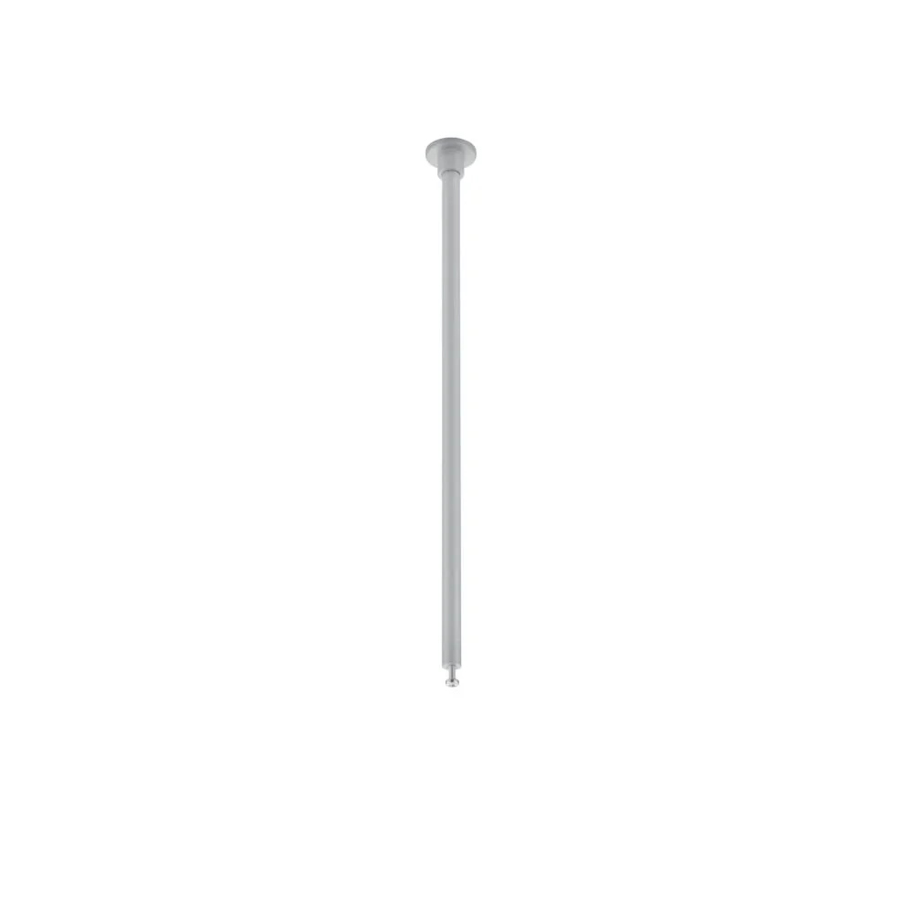 Pieza colgante para illuminación de riel difasico, metal, gris, 25cm