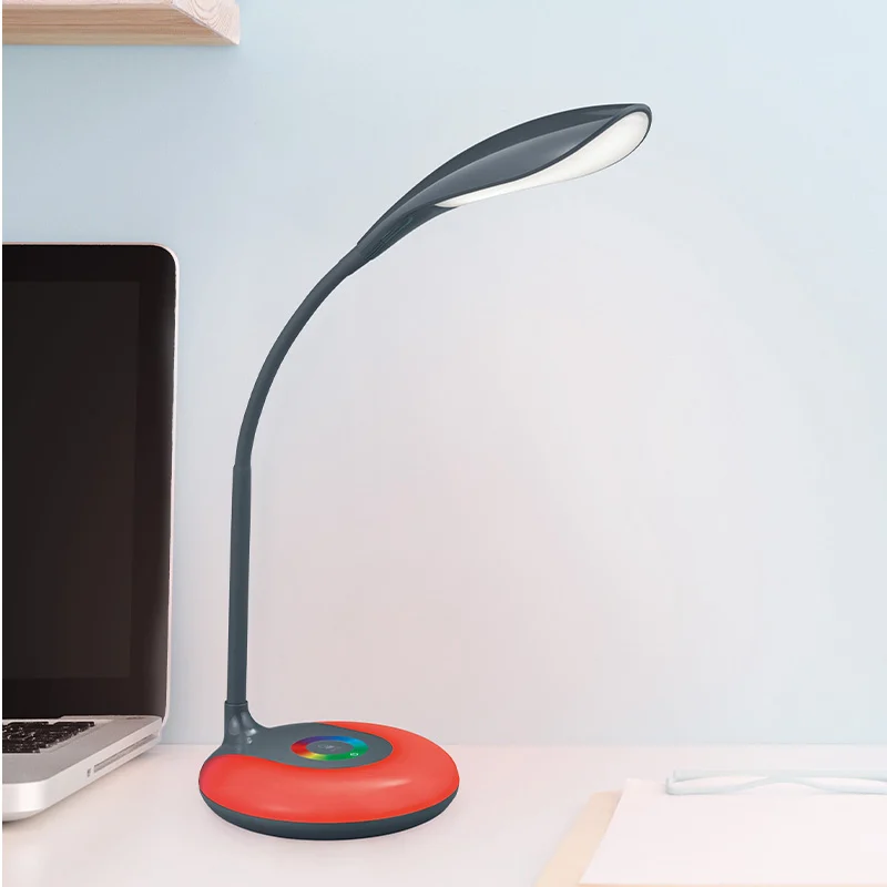 Flexo moderno antracita, Zetan, 3W, RGBW LED, con regulador táctil