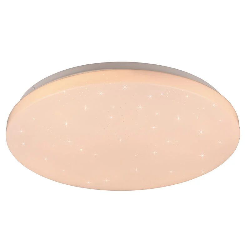 Plafón de techo moderno blanco, Catherina, 18W, RGBW LED, con mando a distancia