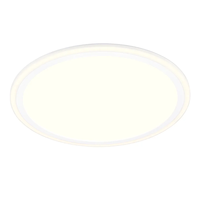 Plafón de techo moderno blanco, Omaima, 17W, 3000K LED