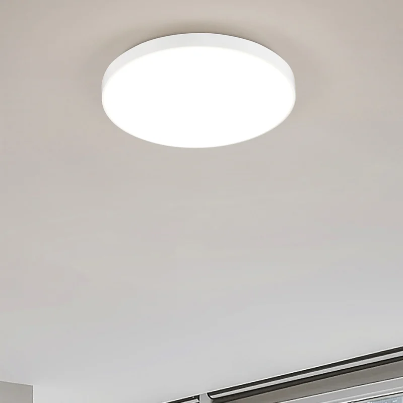 Plafón de techo de plástico blanco, Sharde, 18W, 4000K LED, IP44