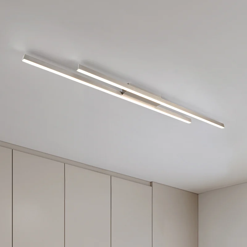 Plafón de techo moderno níquel, Sangeeta, 22W, 3000K LED