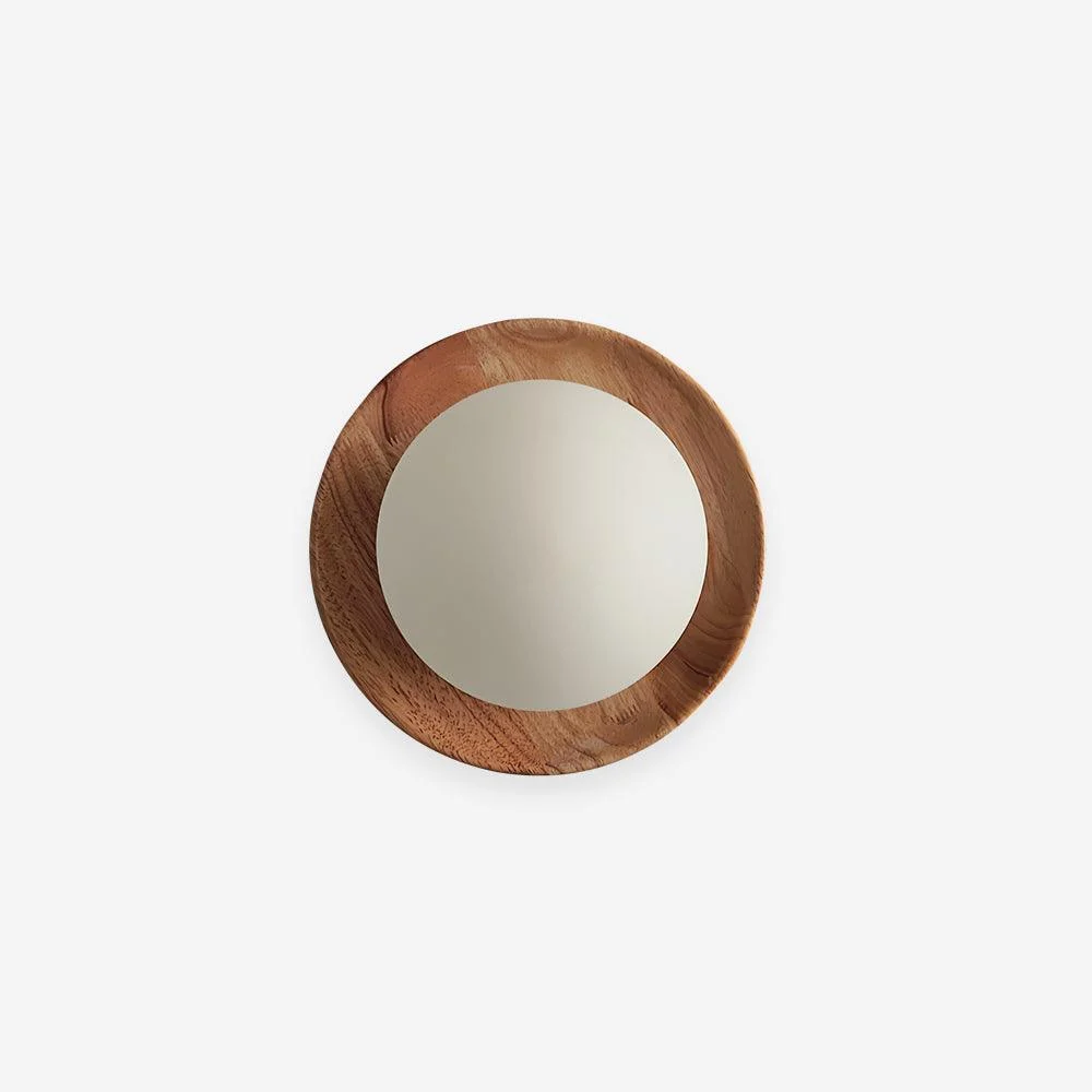 Apliques de pared Metal Cuerpo Madera Borde Minimalista Estilo