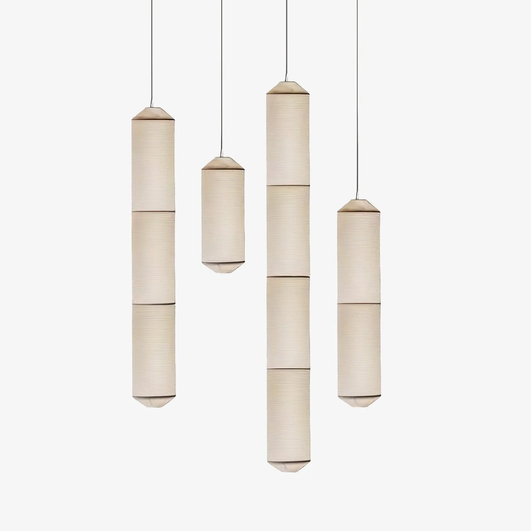 Citheis Lámpara Colgante Minimalista de Seda Natural de Morera