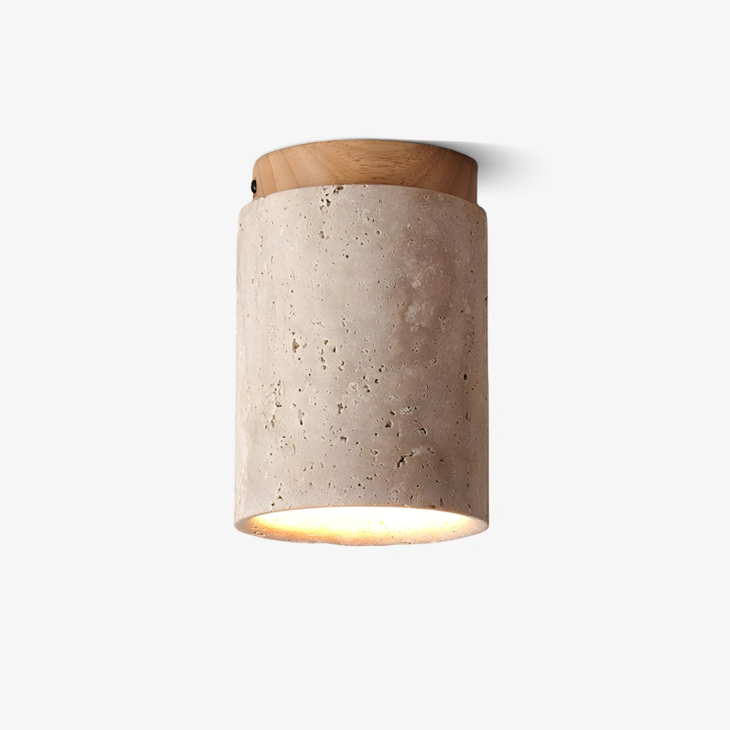 Aurnorira Luz de Techo Minimalista de Travertino