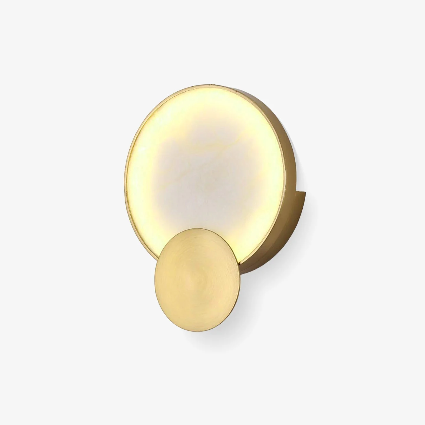 Myvelarae Aplique de pared Oro Alabastro Moderno