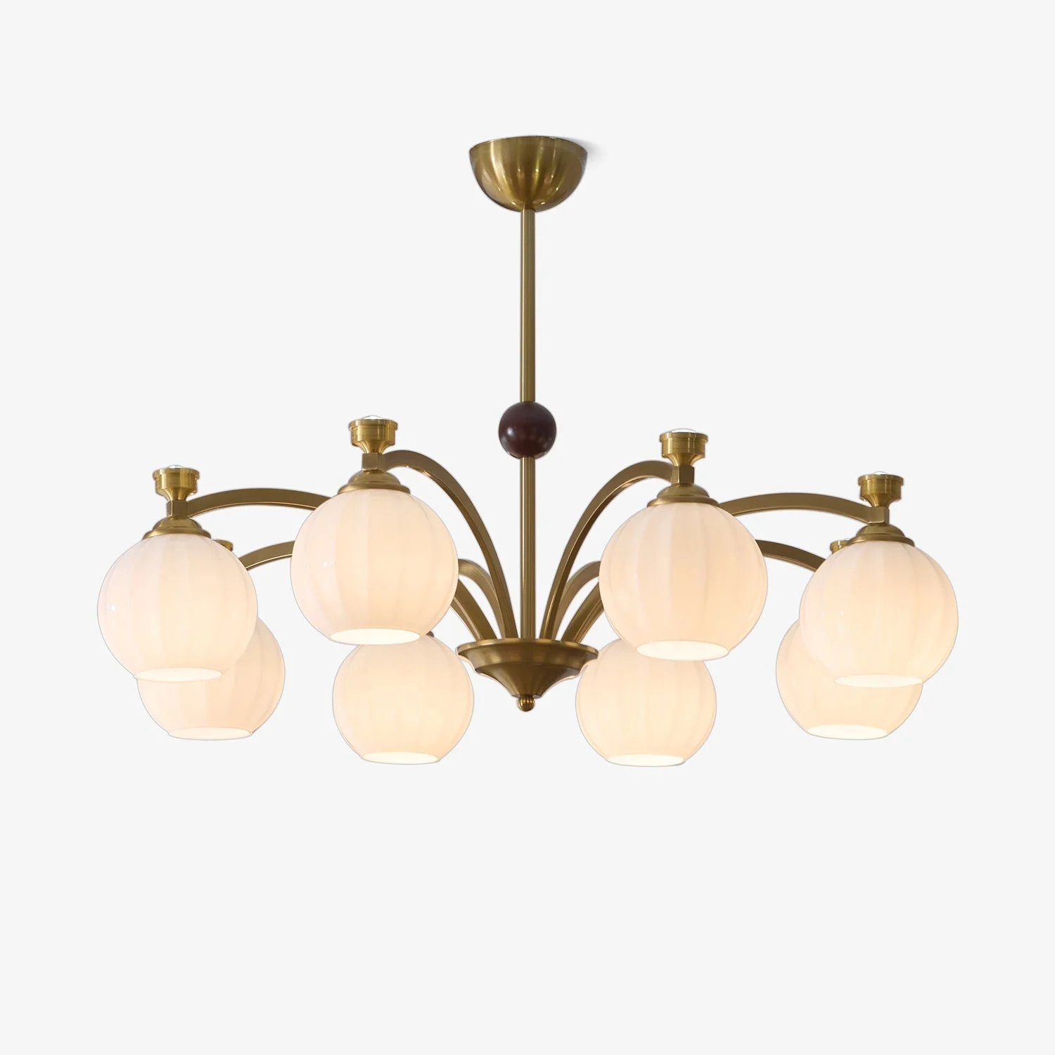 Usilia Vintage Cristal Madera Araña De Luces