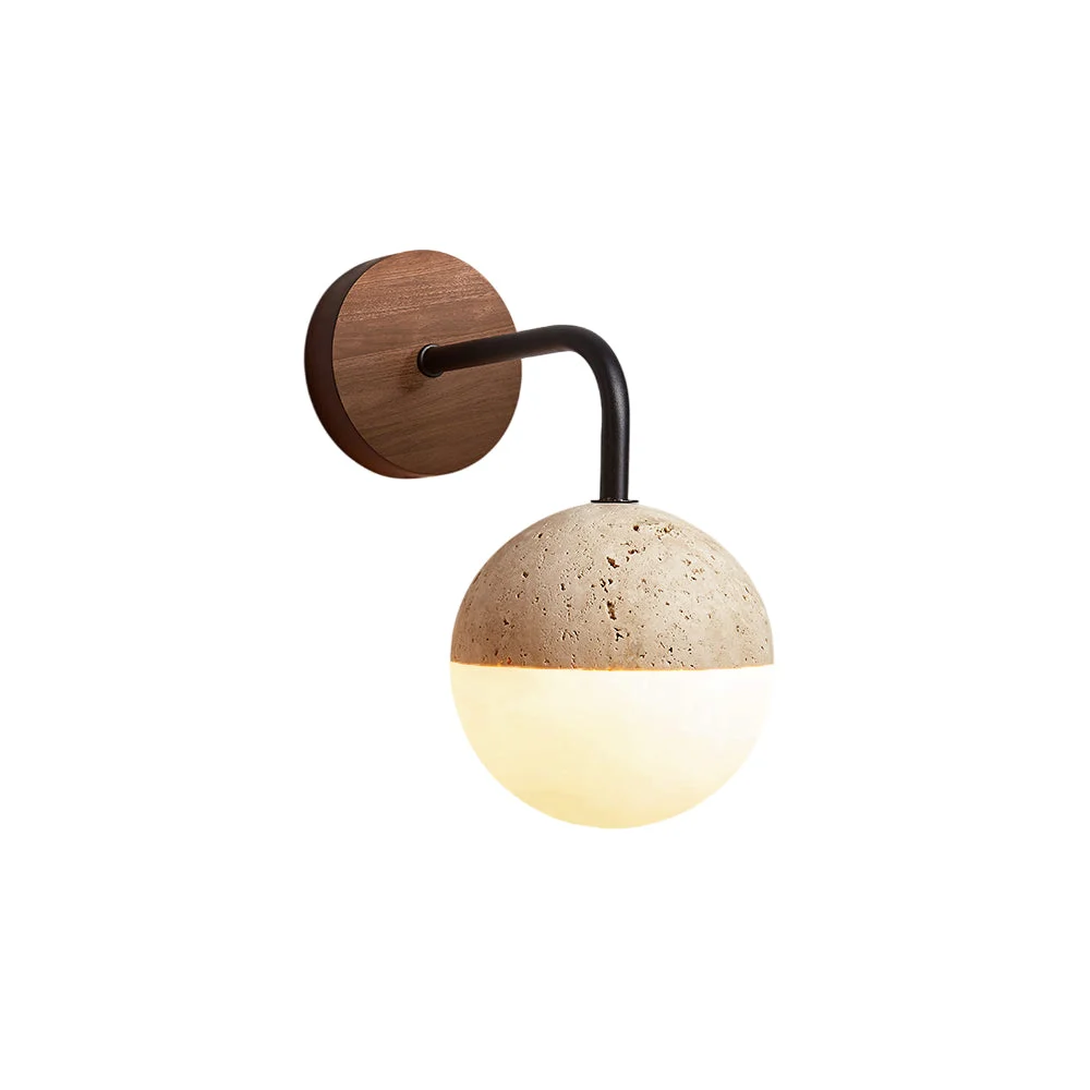 Ivmarila Aplique de pared Travertino Moderno Minimalista