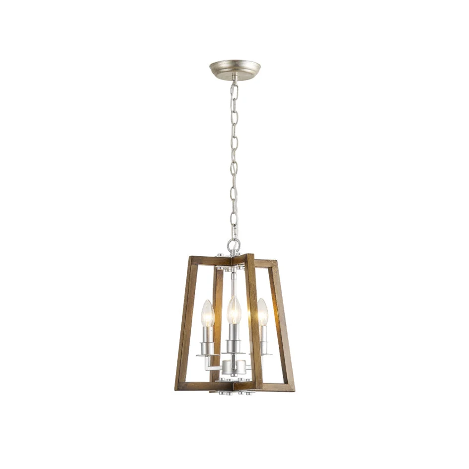 Tinsley Lámpara Colgante Madera Vintage Estructura