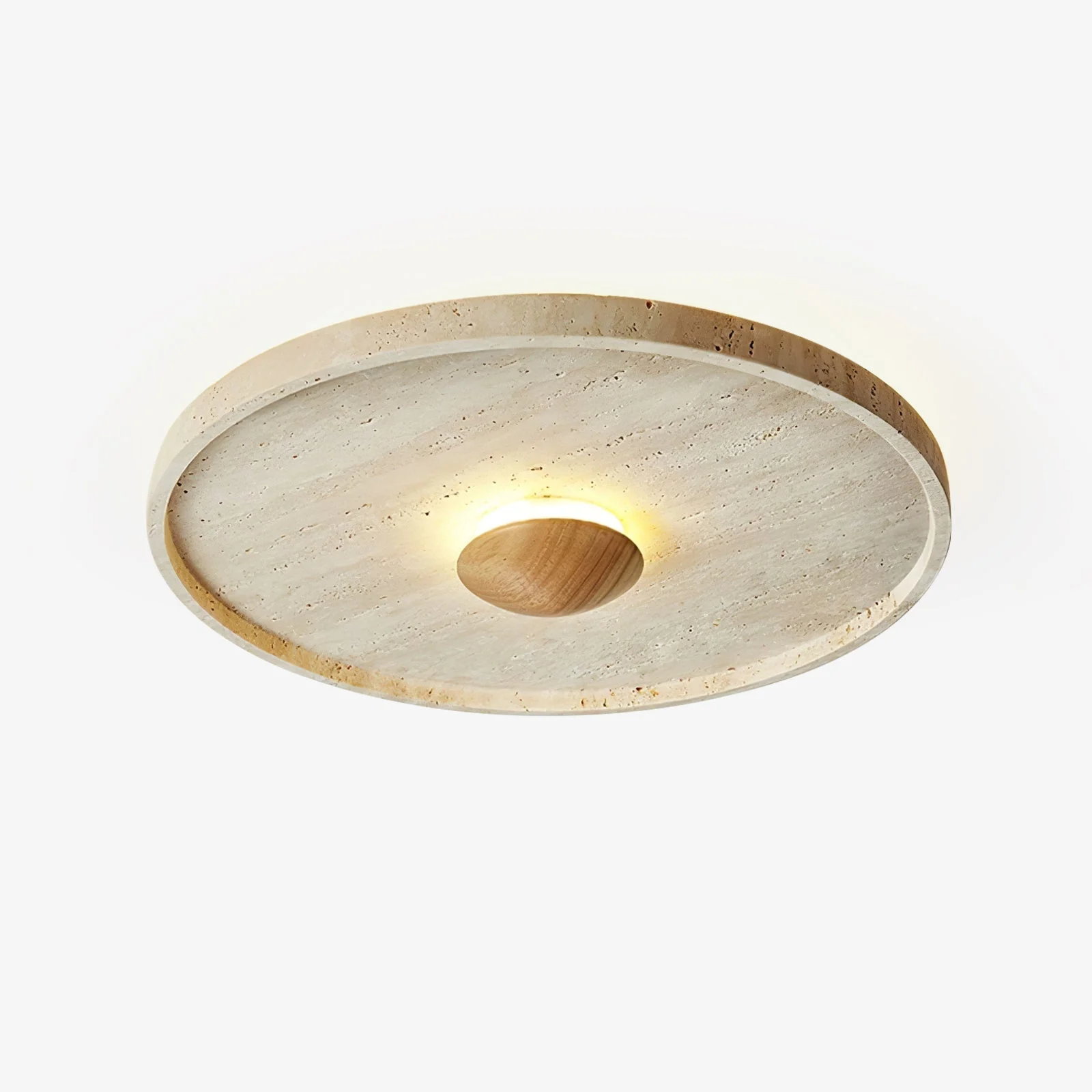Lumiround Luz de Techo Moderna de Travertino