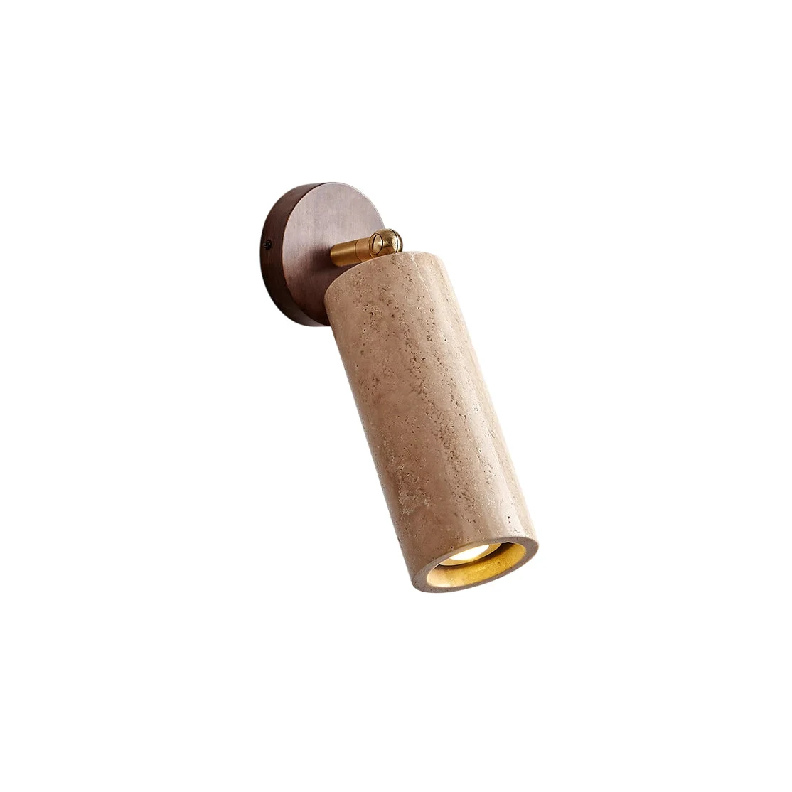 Arvararae Aplique de pared Madera Travertino Moderno Minimalista