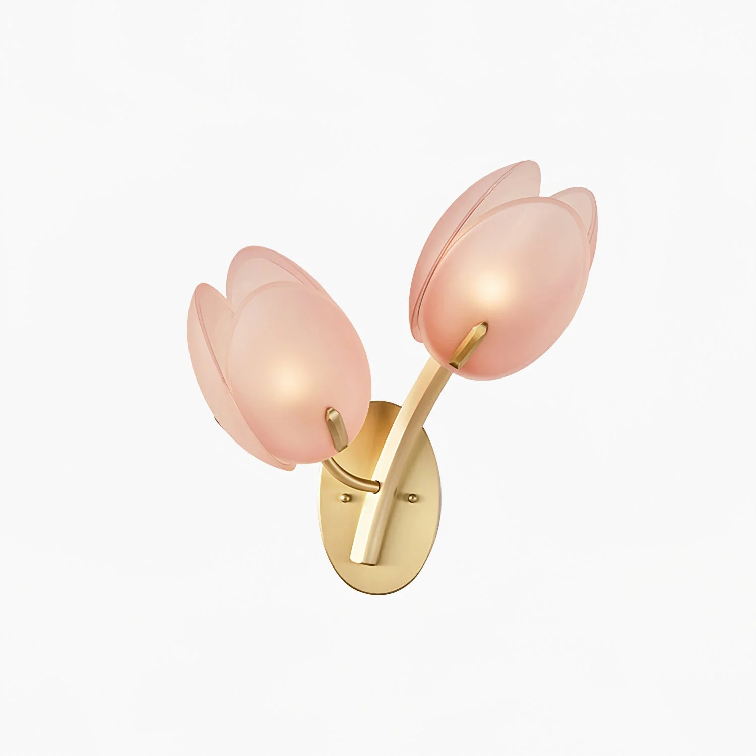 Aplique de Pared Orlantha Estilo Nórdico con Flor de Vidrio