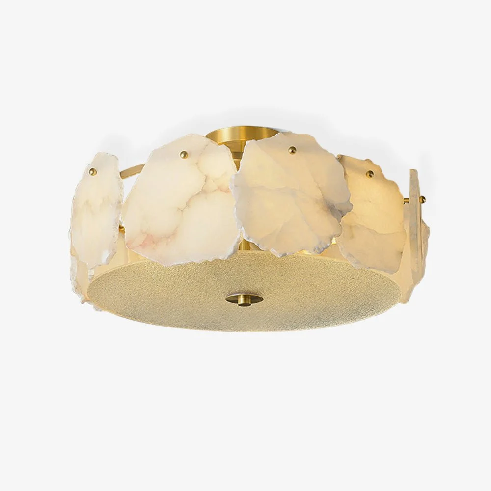 Amara Alabastro Flush Mount Lámparas de techo