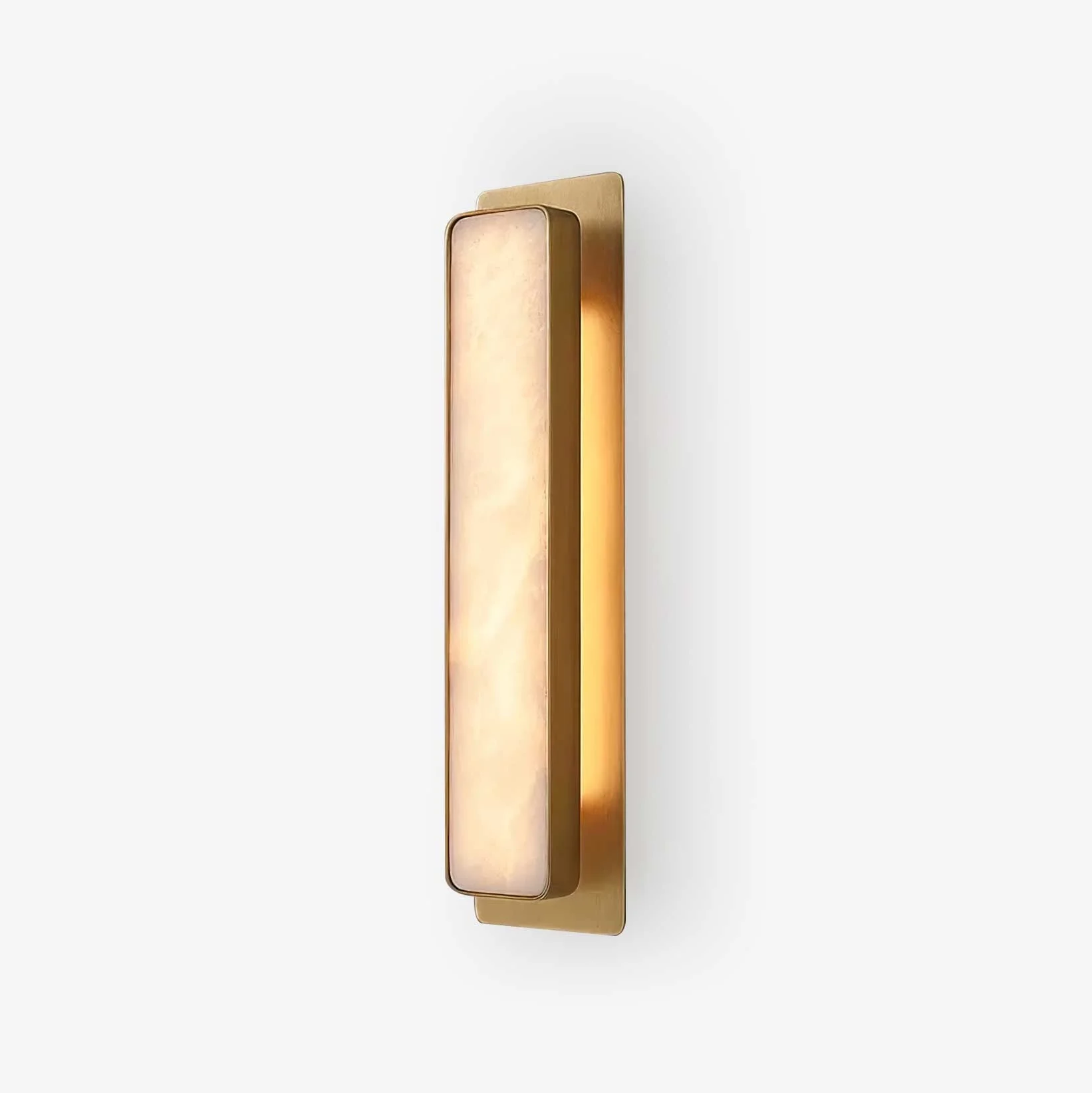 Ollore Aplique de pared Oro Alabastro Contemporáneo
