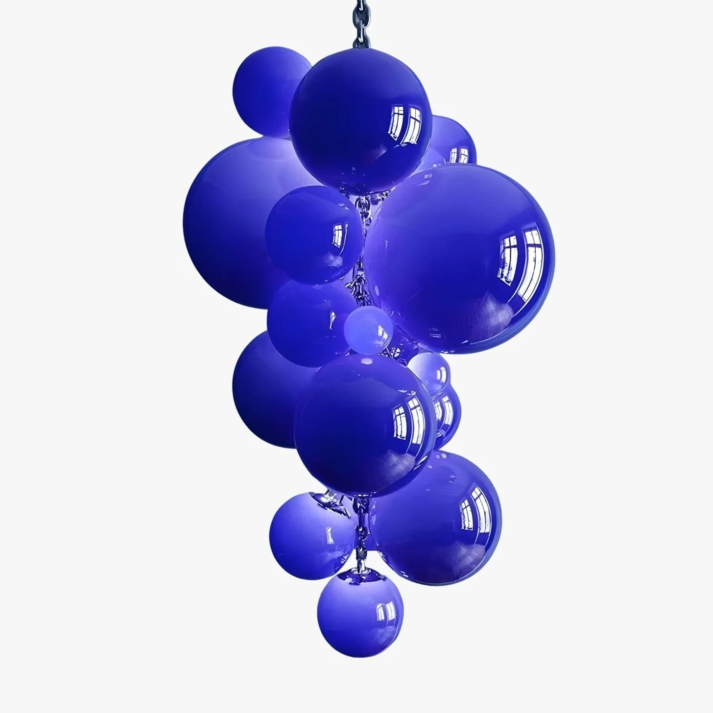 Aurora Lámparas de araña Cristal Murano Racimo Uvas Art Deco