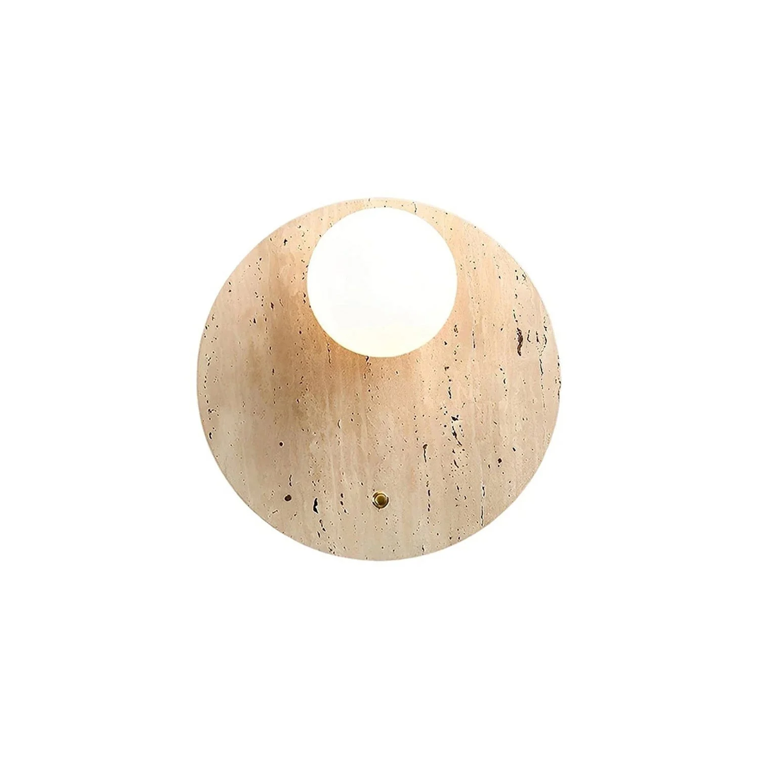 Alcareth Aplique de pared Travertino Moderno Minimalista Wabi