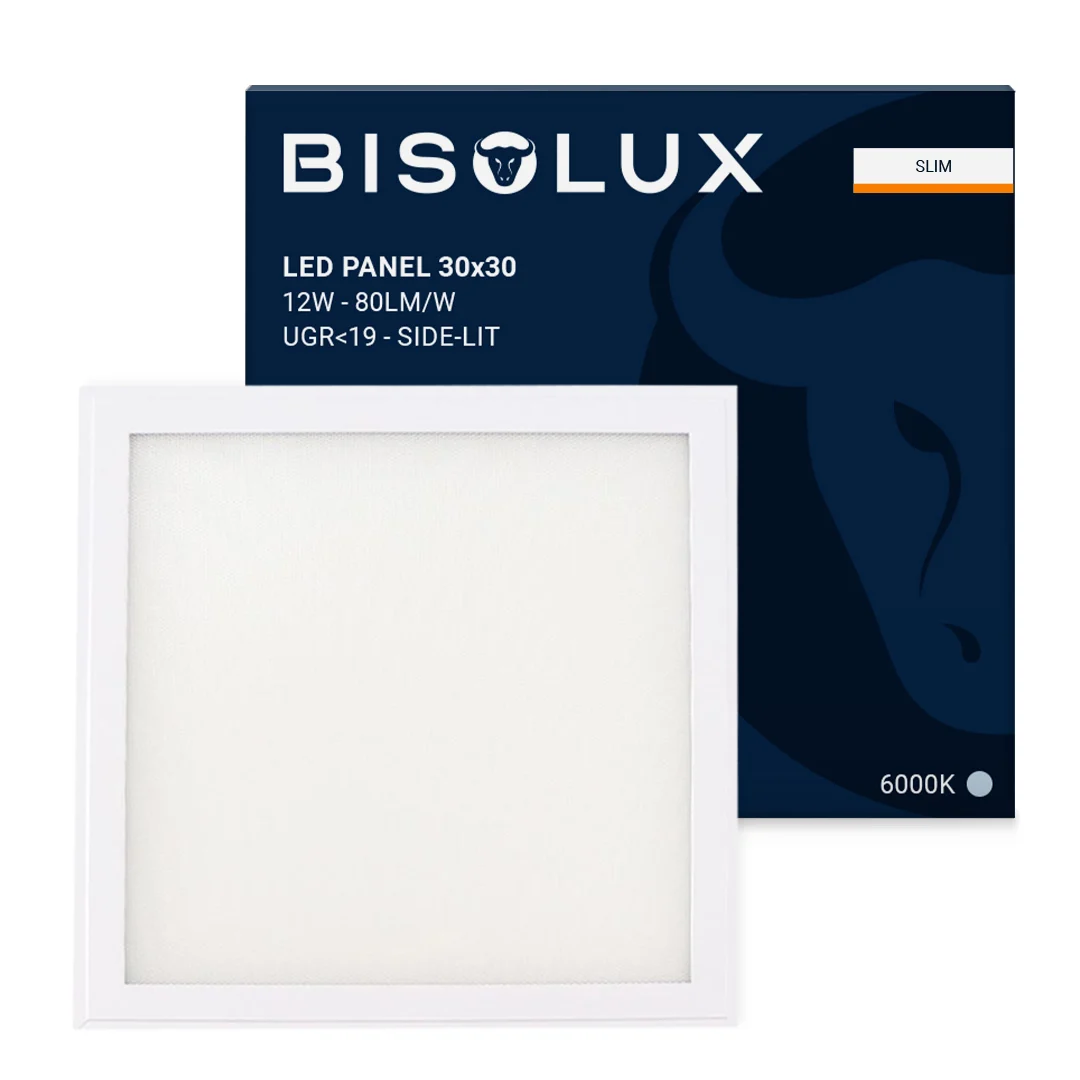 Panel LED 30x30 cm - Bisolux Master - 12W - 6000K