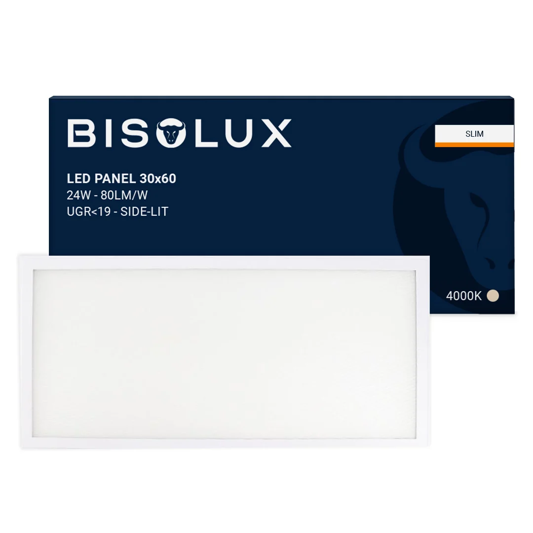 Panel LED 60x30 cm - Bisolux Master - 24W - 4000K