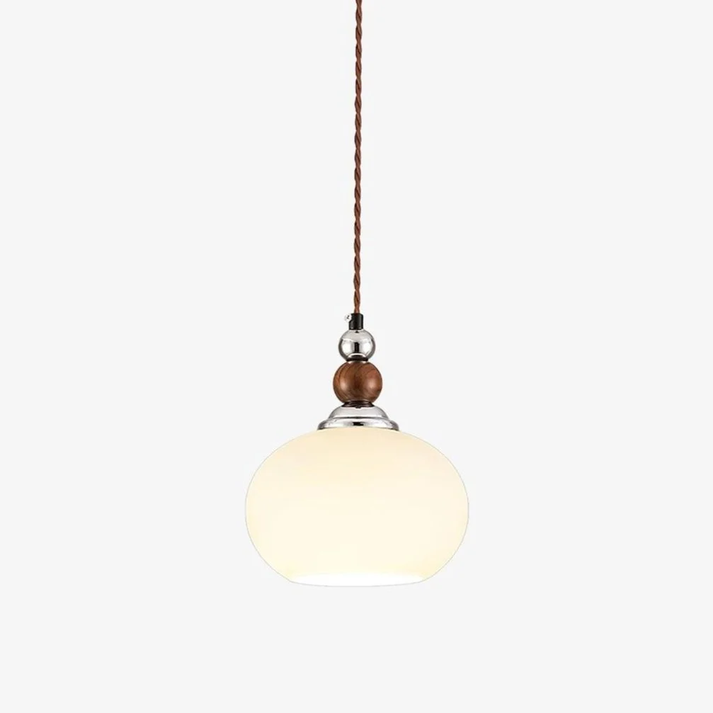 Luna Aplique de pared Nogal Moderno Vidrio