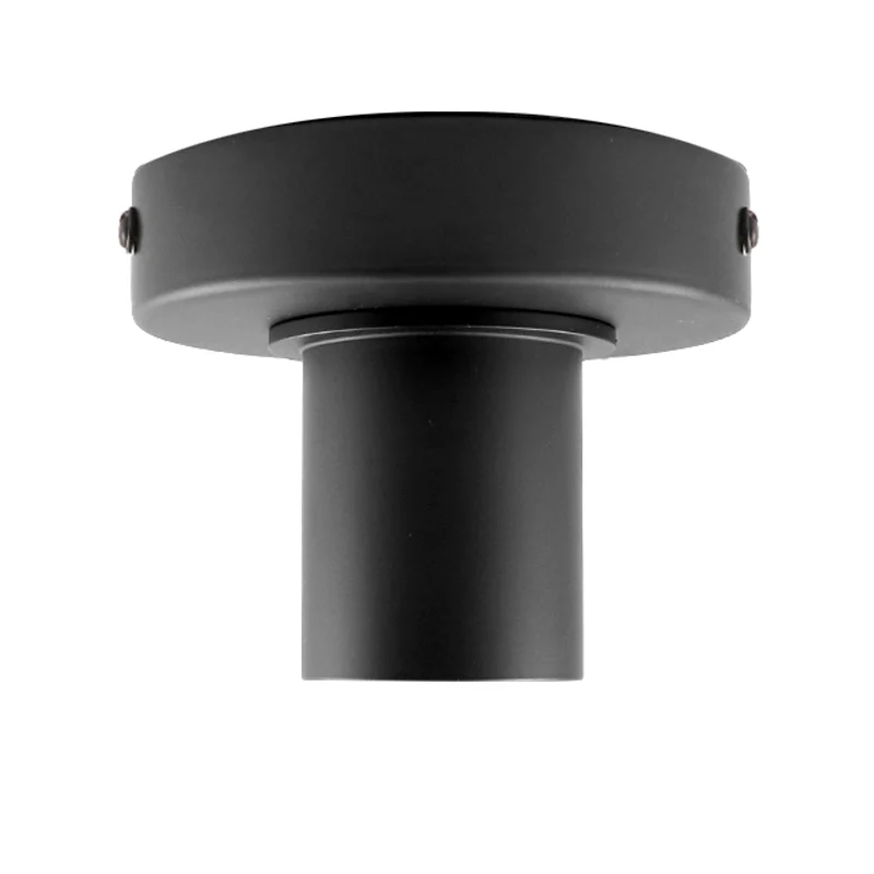 Tapa de techo negra de aluminio, Rika