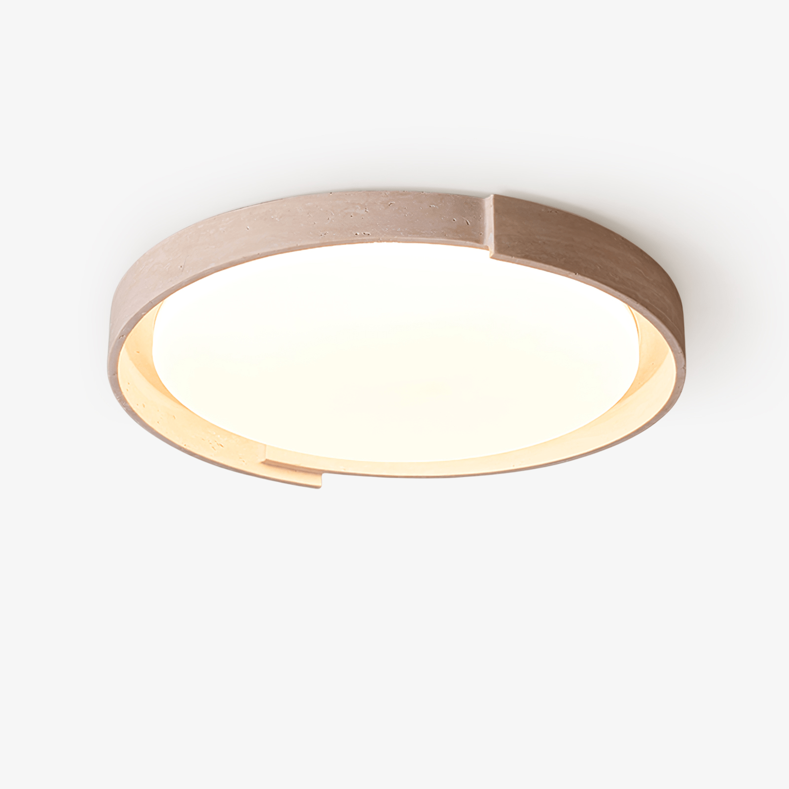 Zevinarae Lámpara Techo Elegante Travertino