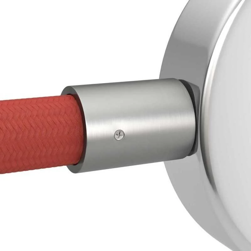 Adaptador metálico de tubo decorativo Ø20 mm a rosca M10