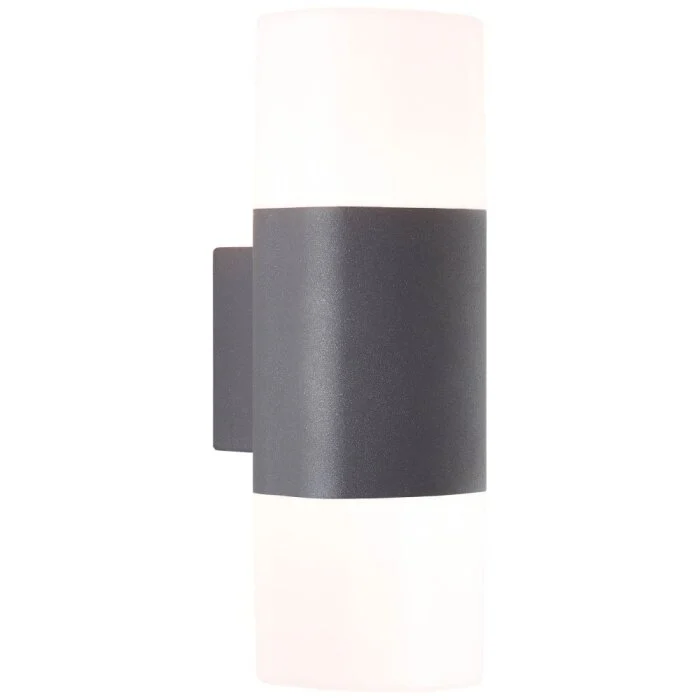 AEG Farlay Aplique para exterior LED Antracita, 2 luces