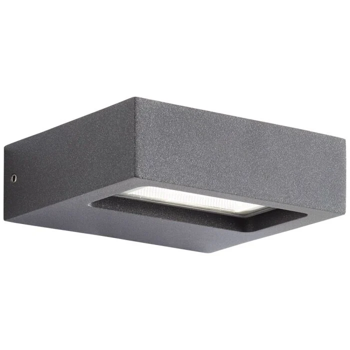 AEG Glynn Aplique para exterior LED Antracita, 1 luz
